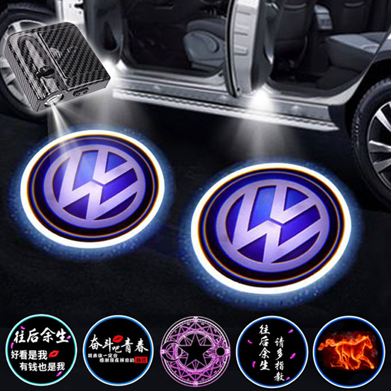 Decorative logo led light for car others car light accessories