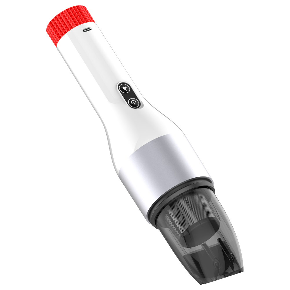 Washable Filter Element, High-power Handheld Wireless Vacuum Cleaner with Lighting Lamp